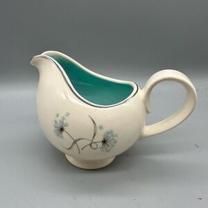 Taylor Smith Taylor aqua blue dandelion mini creamer